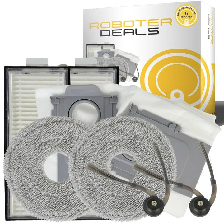 Roboter Deals - Zubehör Set, Ersatzteile Kit für Roborock Saros Z70 (2X Filter, 2X Seitenbürste, 2X