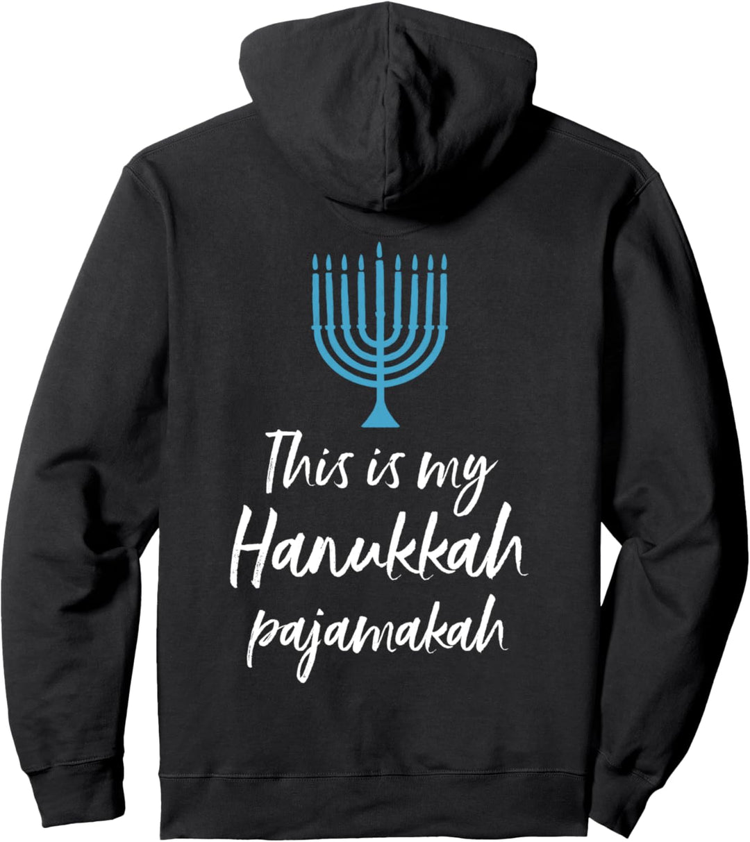Hanukkah Pajamakah Pajama Funny Chanukka Jüdische Holiday Pullover Hoodie