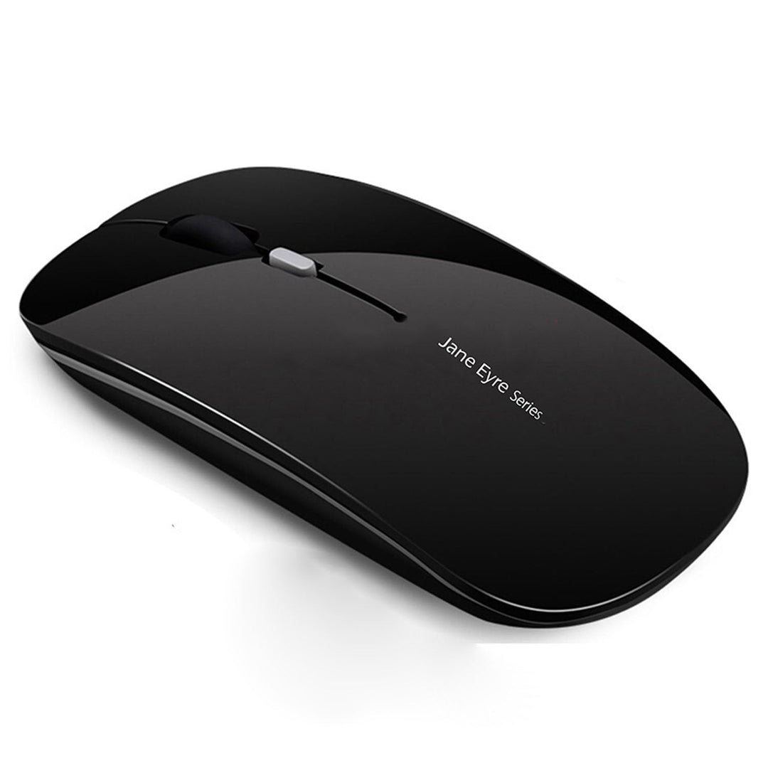 Uiosmuph Q5 Kabellos Maus, Wiederaufladbar Funkmaus 2.4G Leise Funkmaus Ultra Dünn Wireless Computer