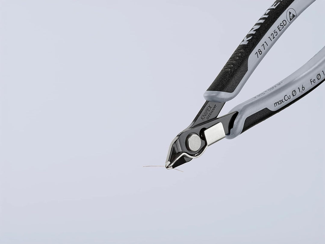Knipex Electronic Super Knips® ESD brüniert, mit Mehrkomponenten-Hüllen 125 mm 78 71 125 ESD 125 cm