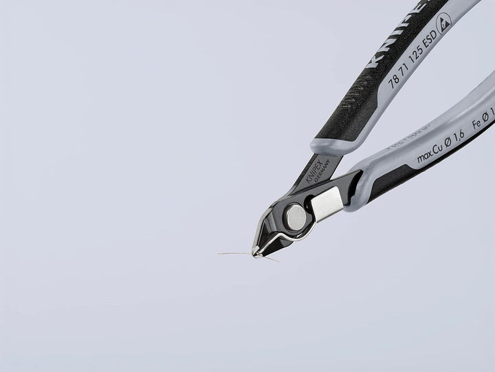 Knipex Electronic Super Knips® ESD brüniert, mit Mehrkomponenten-Hüllen 125 mm 78 71 125 ESD 125 cm