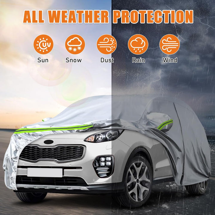Autoabdeckung Outdoor Wasserdicht Passend für 2010-2025 Kia Sportage, Sommer Vollgarage Autoplane Au