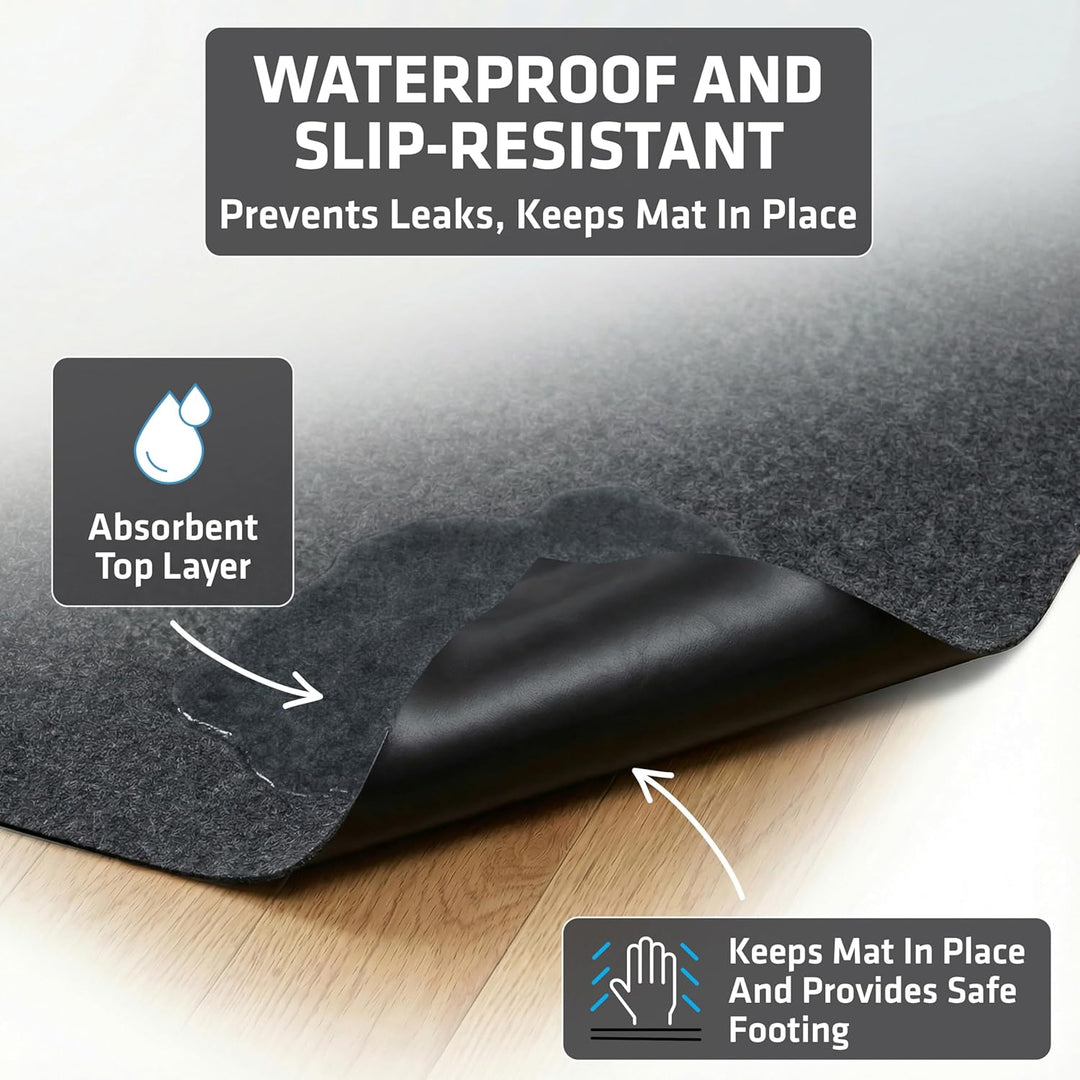 Drymate Whelping Box Liner Mat, 48 "x 50" - Maschinenwaschbares, wiederverwendbares und saugfähiges