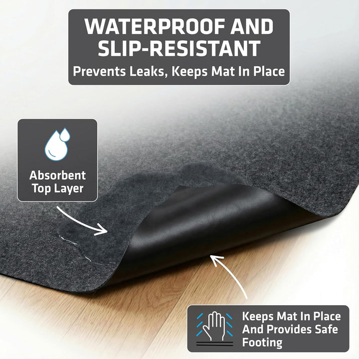 Drymate Whelping Box Liner Mat, 48 "x 50" - Maschinenwaschbares, wiederverwendbares und saugfähiges
