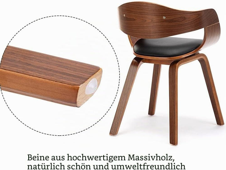 Mignone Esszimmerstühle 2er Set Küchenstühle Stühle im Restaurant Gepolsterte Stühle Hocker mit Mass