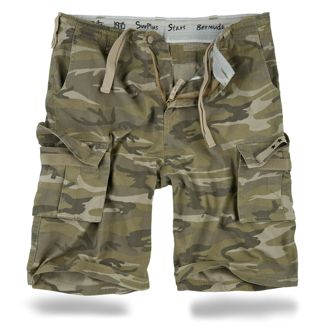 Trooper Herren Cargo Shorts Lightning Edition Bermuda Kurze Hose Vintage (S-7XL) S Z - Stars Desert,