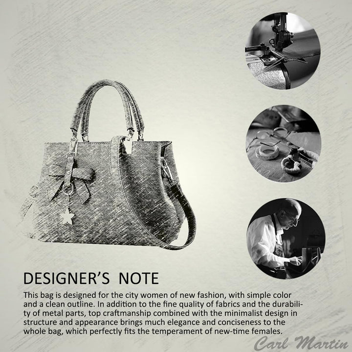 NICOLE & DORIS Damen Handtaschen Designer Tasche Elegante Frauen Umhängetasche PU Leather Shopper He