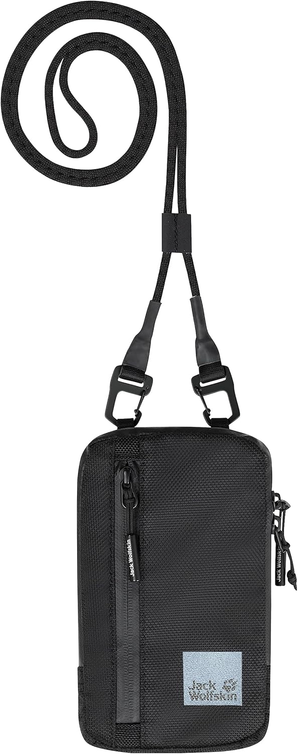 JACK WOLFSKIN Frankfurt Phone Pouch Ultra Black Einheitsgrösse, Einheitsgrösse