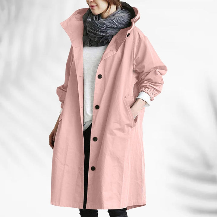 C'est TT Regenjacke Damen Atmungsaktiver Windbreaker Mit Kapuze Regenponcho Leicht Mehrzweck Windbre