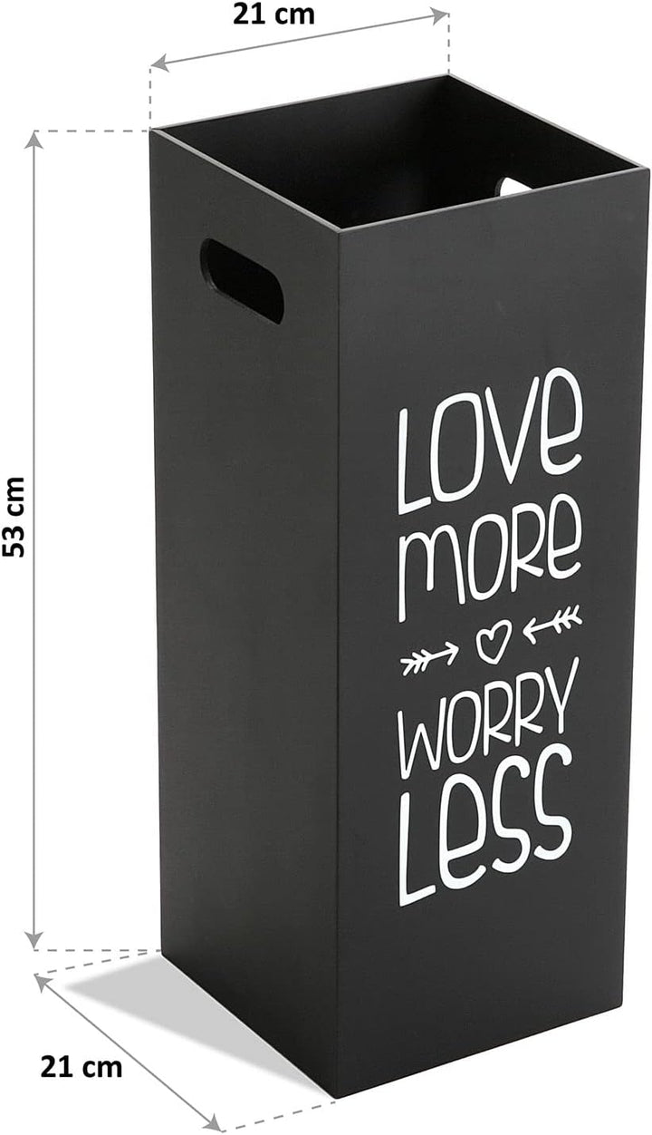 Versa Fluor Schirmständer für Eingang, Raum oder Halle, moderner Schirmhalter, Massnahmen (H x L x B