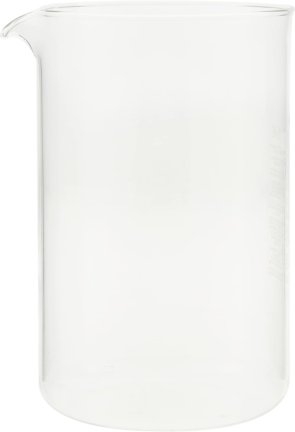 Bodum 1512-10 12-Tassen-Kaffeebecher-Ersatzbecher, Glas - transparent, 1,5 L A