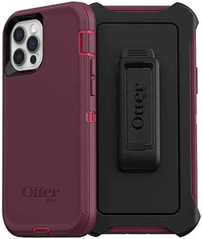 OtterBox Schutzhülle für iPhone 12 &amp; iPhone 12 Pro Defender Series – Berry Potion (Raspberry Wine/Bo
