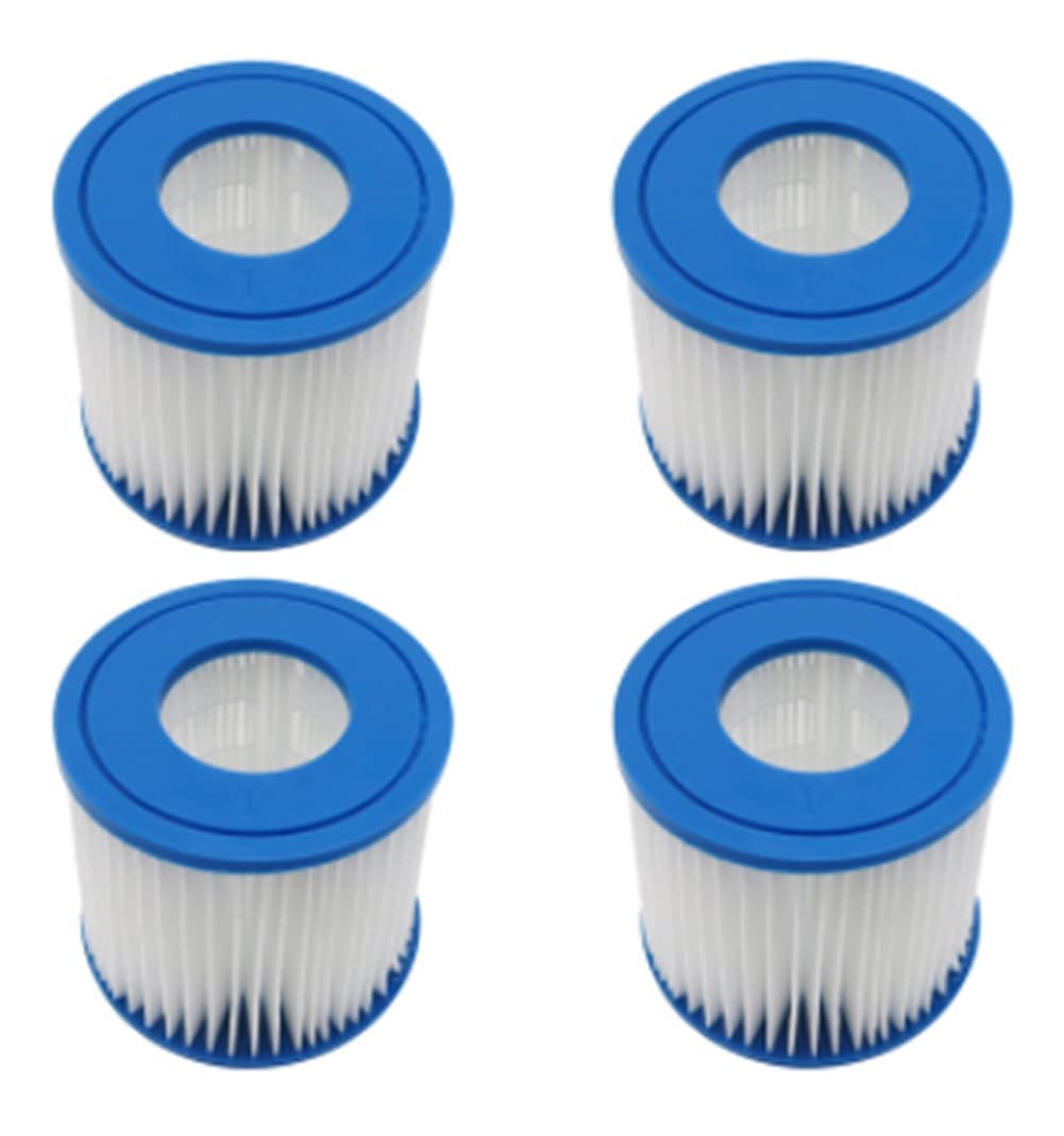 WuYan Ersatz-Filterkartusche kompatibel mit Best-Way 58381 Filterpumpe, 4 Stück Schwimmbadfilter für