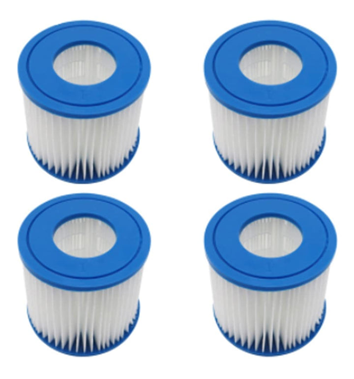 WuYan Ersatz-Filterkartusche kompatibel mit Best-Way 58381 Filterpumpe, 4 Stück Schwimmbadfilter für