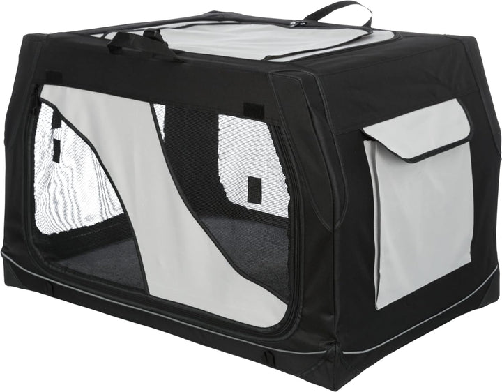 Trixie 39722 Mobile Kennel Vario 30, S–M: 76 × 48 × 51 cm L 76 x B 51 x H 48 cm, L 76 x B 51 x H 48