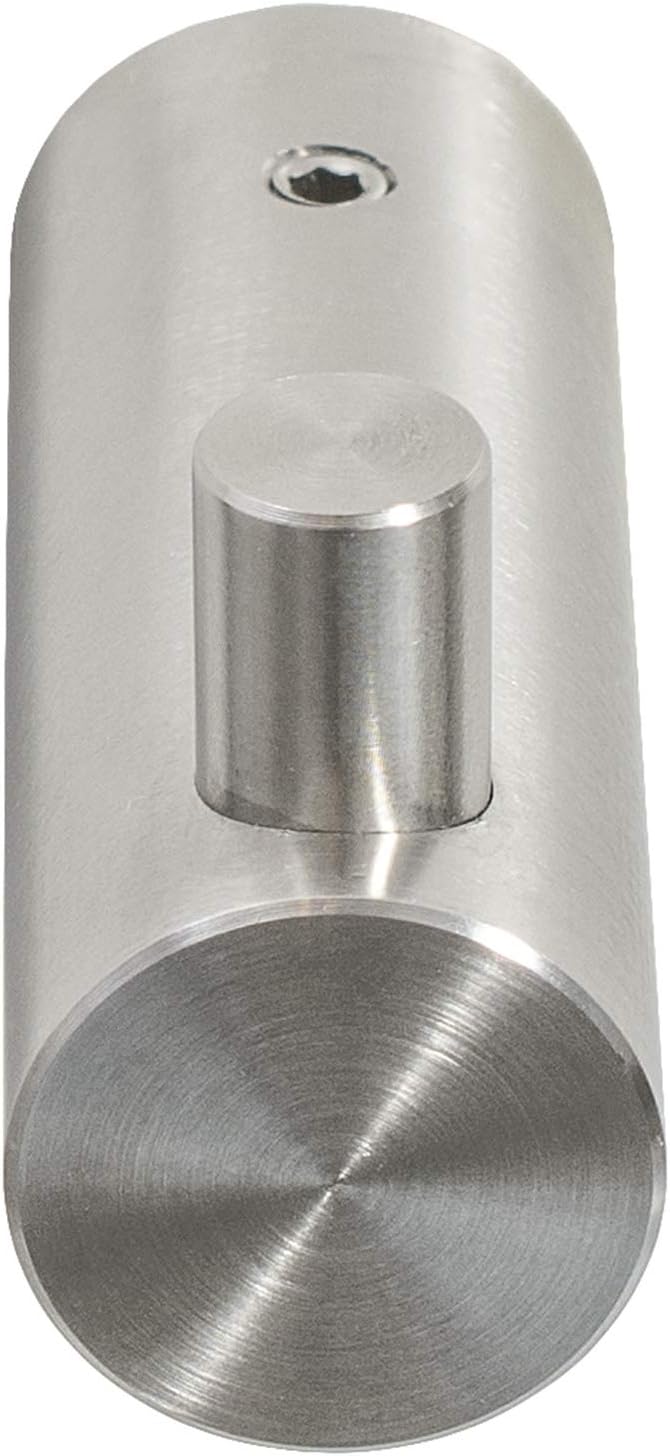 DECOSTEEL Einzelhaken Kleiderbügel | 4er Set | Inox N026 Edelstahl Fest Haltbar Badezimmer Küche, N0