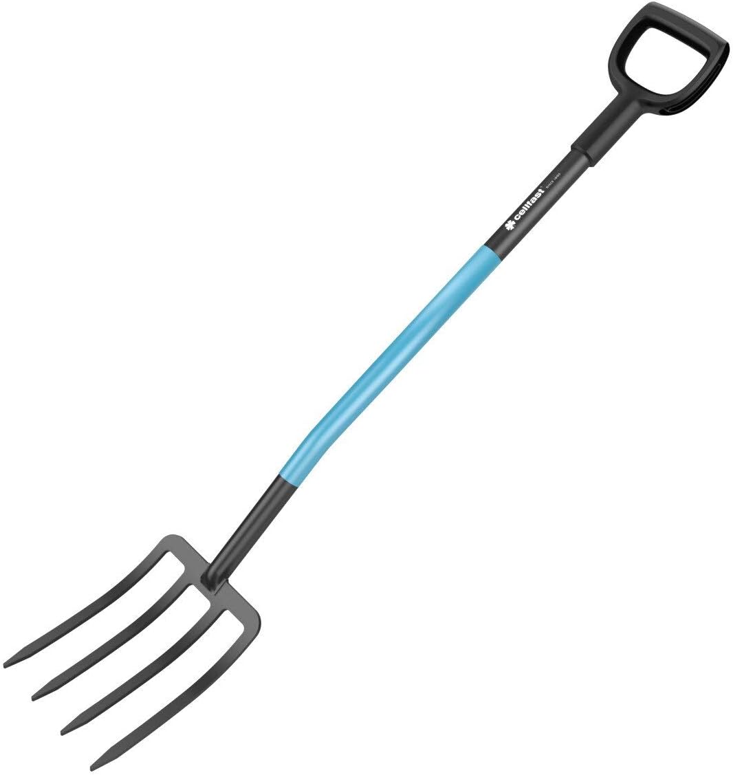 Cellfast Gabel IDEAL™ PRO, Ergonomischer Schaft, Robuster und robuster Komposite-Griff, gehärtete Zä