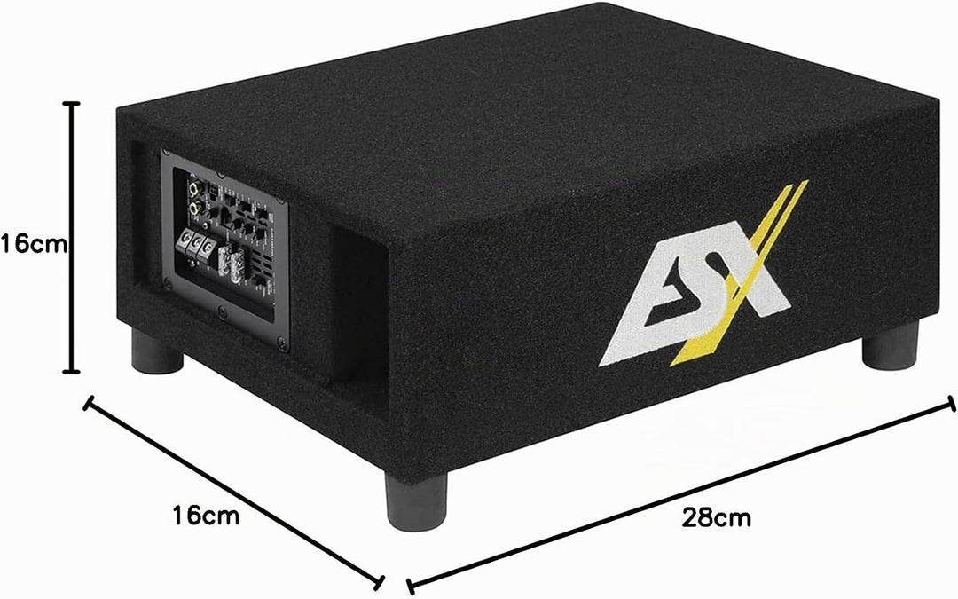 ESX QXB6A - 16,5 cm (6.5') Aktiv-Subwoofer-System (Bassreflex)