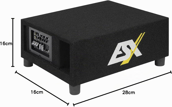 ESX QXB6A - 16,5 cm (6.5') Aktiv-Subwoofer-System (Bassreflex)