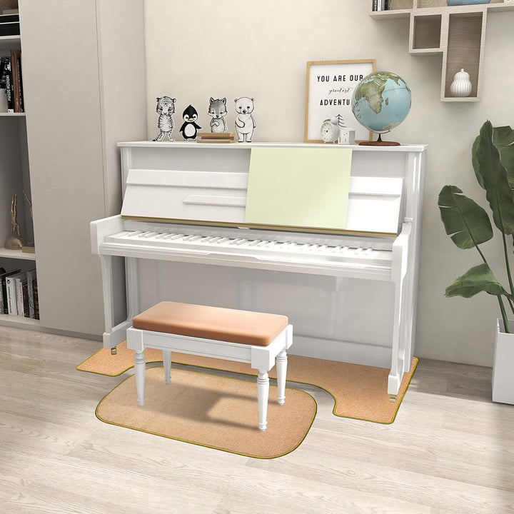PPGE HOME Schalldammung Teppich Klavier, Klavier Schalldämmung Matte, Boden Schallschutz Teppich Sch