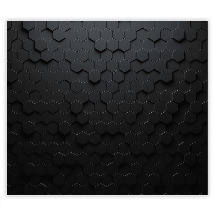 SmartDecoration Herdabdeckplatte Ceranfeldabdeckung aus Glas 60x52 cm Einteilig Motiv "Sechsecke" Sc