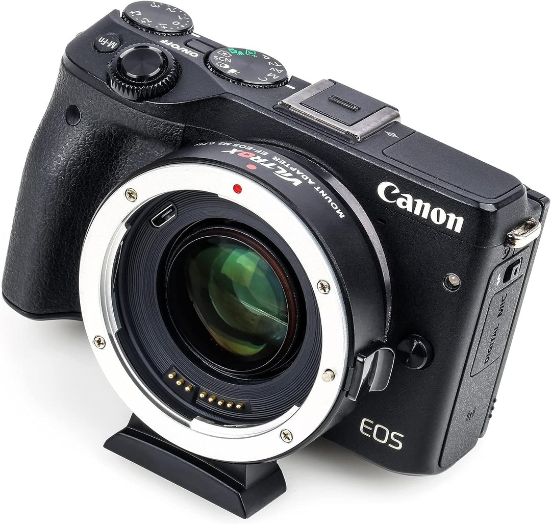 VILTROX EF-EOS M2 Speed Booster 0,71x Autofokus Speedbooster Objektiv Adapter kompatibel mit Canon E