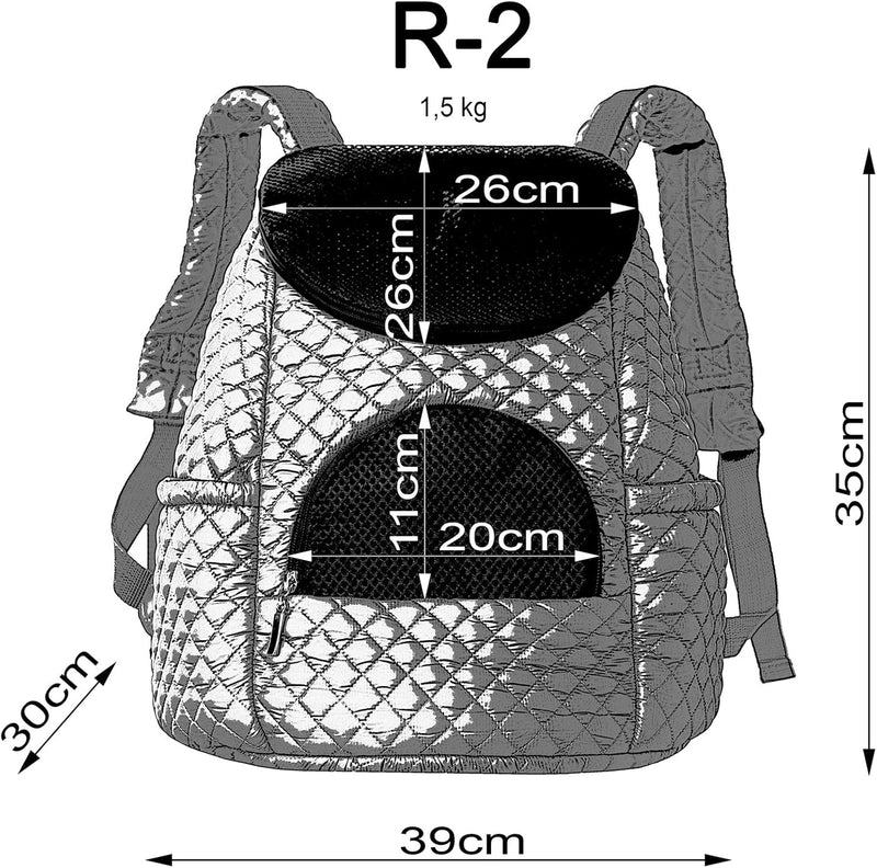 Katzentragetasche, Transportbox, geräumiger Hundetragetasche, Transport, Backpack, Rucksack, für Hun