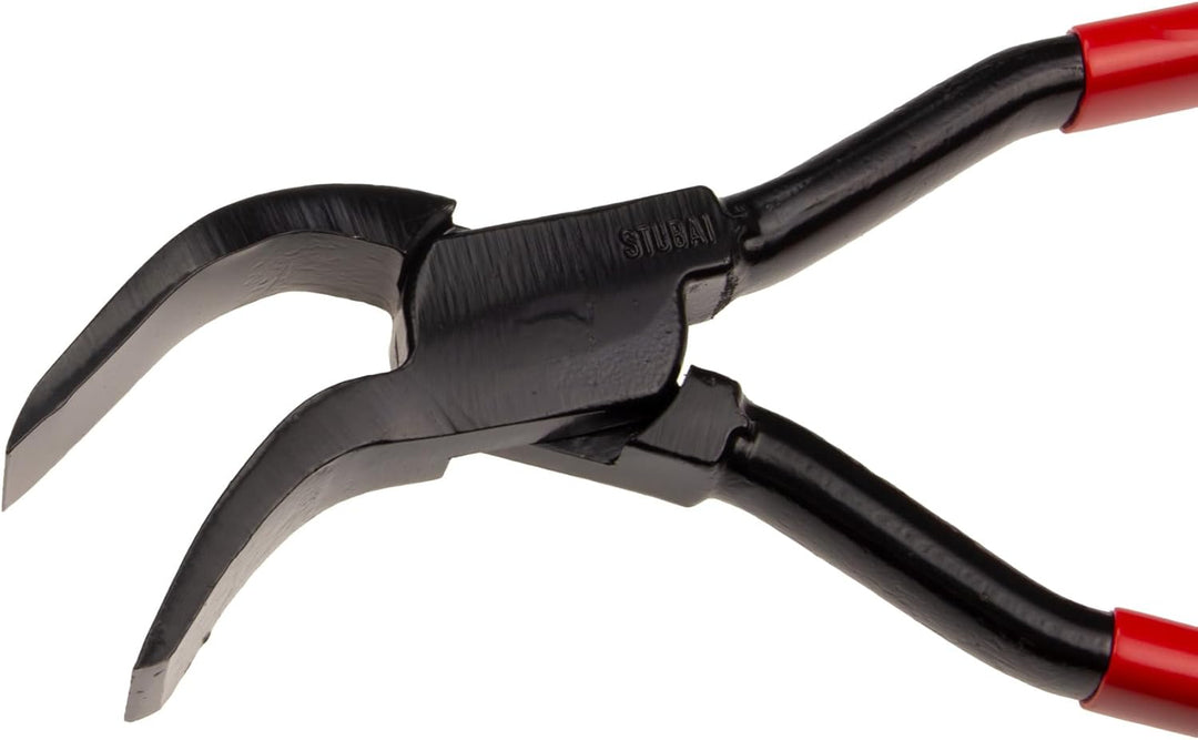 Stubai 282149 Spengler Falzzange 45° gebogen 20 mm breite Backen – eingelegt (Lap-Joint), C45 Carbon