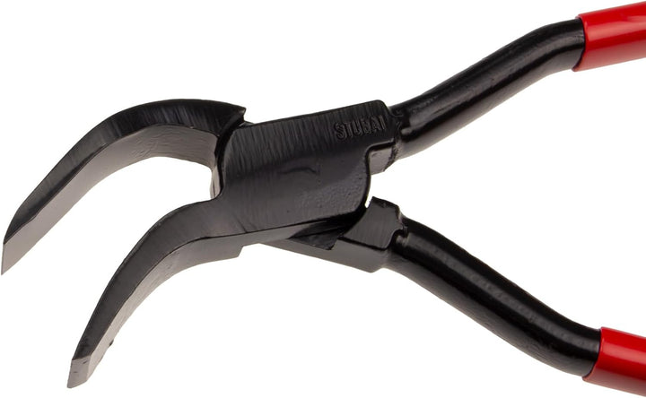 Stubai 282149 Spengler Falzzange 45° gebogen 20 mm breite Backen – eingelegt (Lap-Joint), C45 Carbon