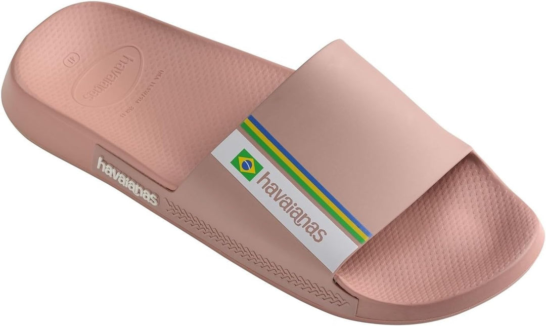 Havaianas Unisex Slide BrasilSchiebe-Sandalen 43/44 EU Crocus Rose, 43/44 EU Crocus Rose