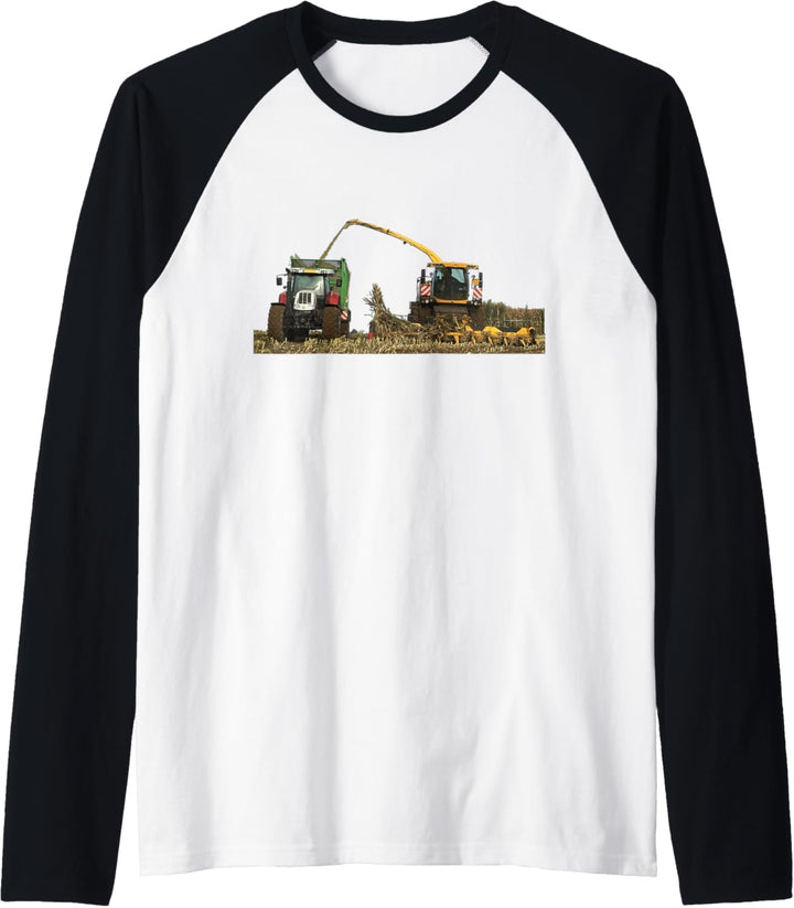 Mais häckseln Landwirt Bauer Lohner Mais-Häcksler Silage Raglan