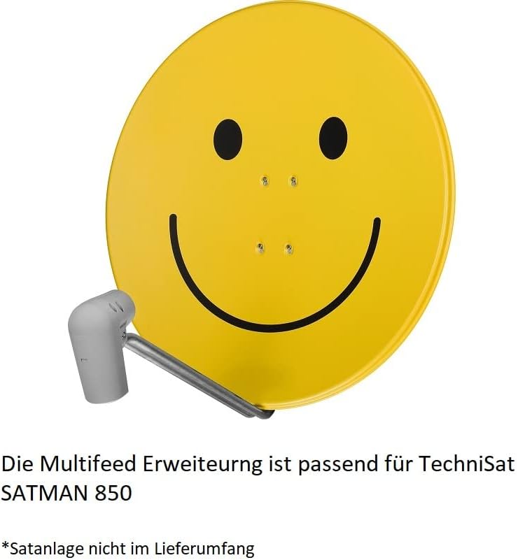 TechniSat Multifeed ASTRA/EUTELSAT – passend zu TechniSat SATMAN 850 (Multifeed Erweiterung aus Alum