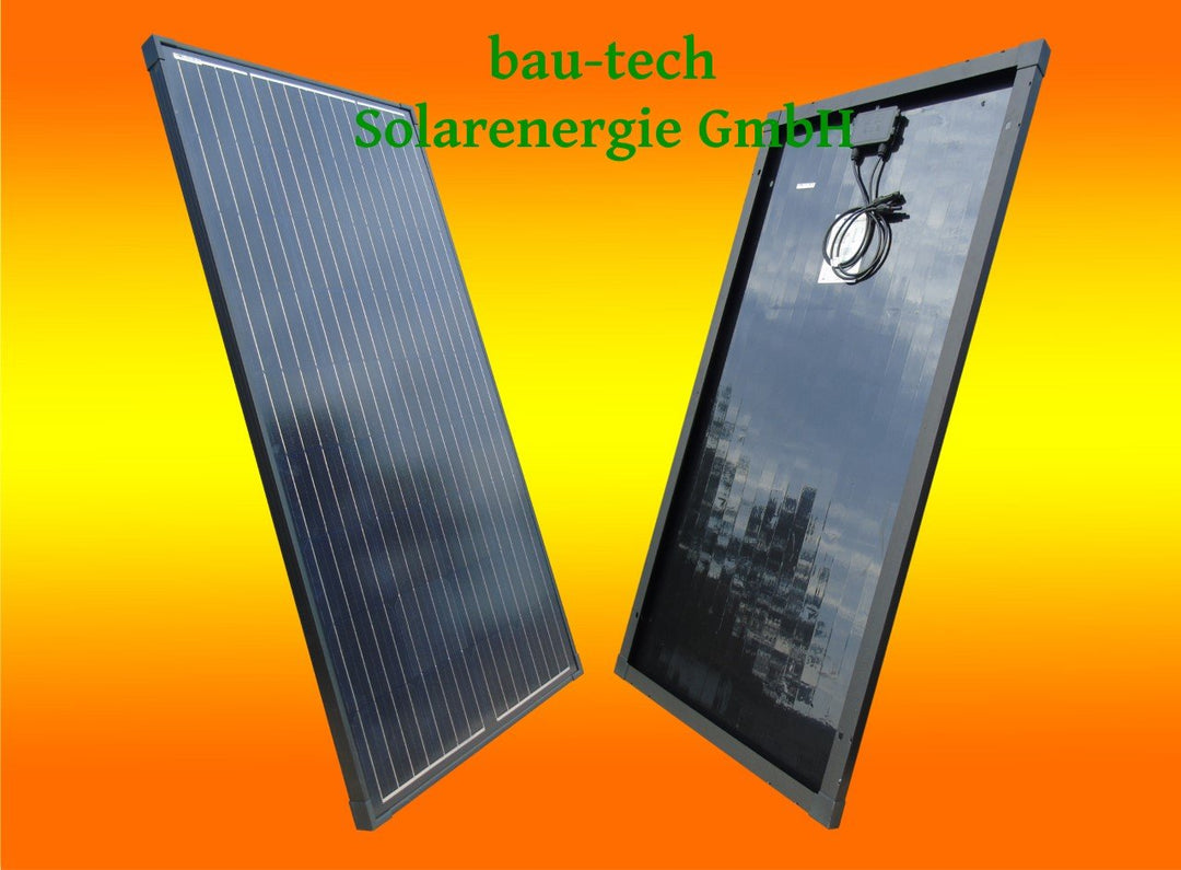 1 Stück 100W Full Black/Schwarzes Monokristallines Solarpanel 12V Solarmodul Solarzelle 100Watt für