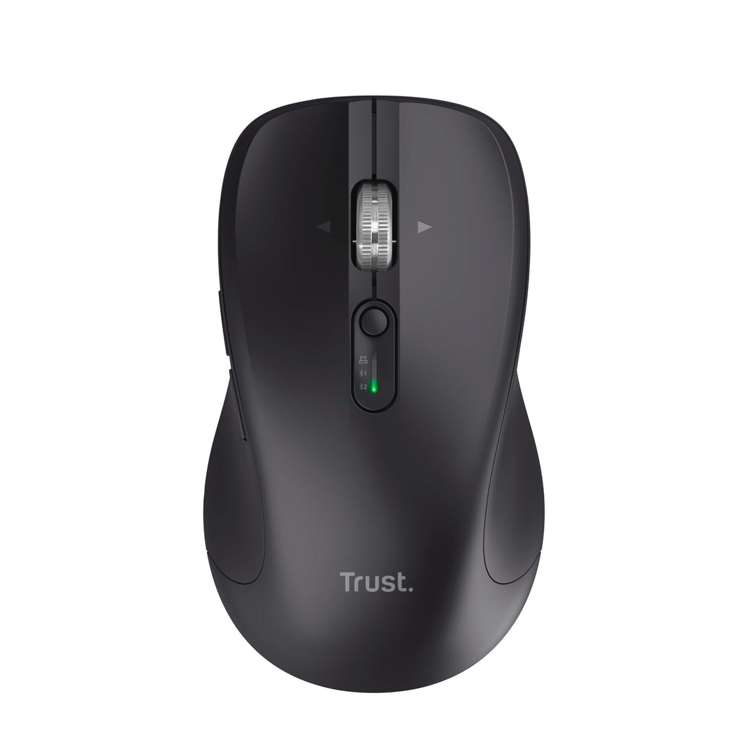 Trust Treva Kabellose Maus Ultraschnelles Scrollrad und Horizontales Scrollen, Bluetooth + 2.4GHz, L