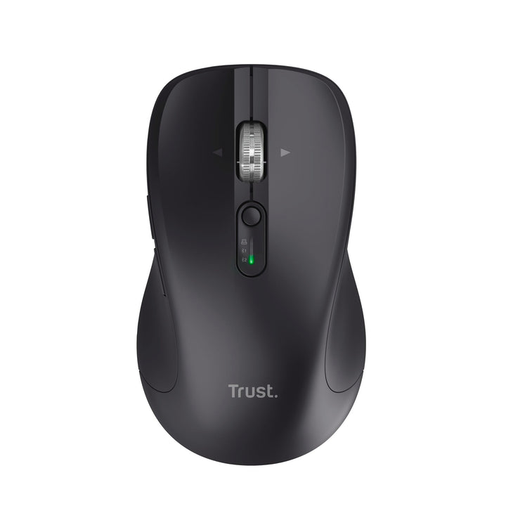 Trust Treva Kabellose Maus Ultraschnelles Scrollrad und Horizontales Scrollen, Bluetooth + 2.4GHz, L