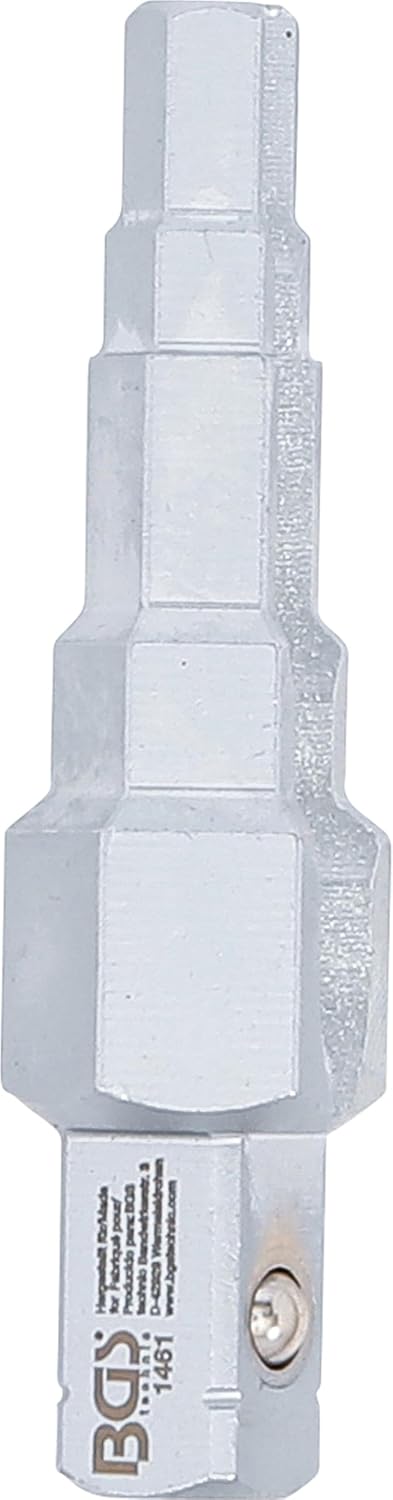 BGS 1461 | Stufenschlüssel | 12,5 mm (1/2") | 5-stufig | Sanitär-Schlüssel für Heizung / Thermostat
