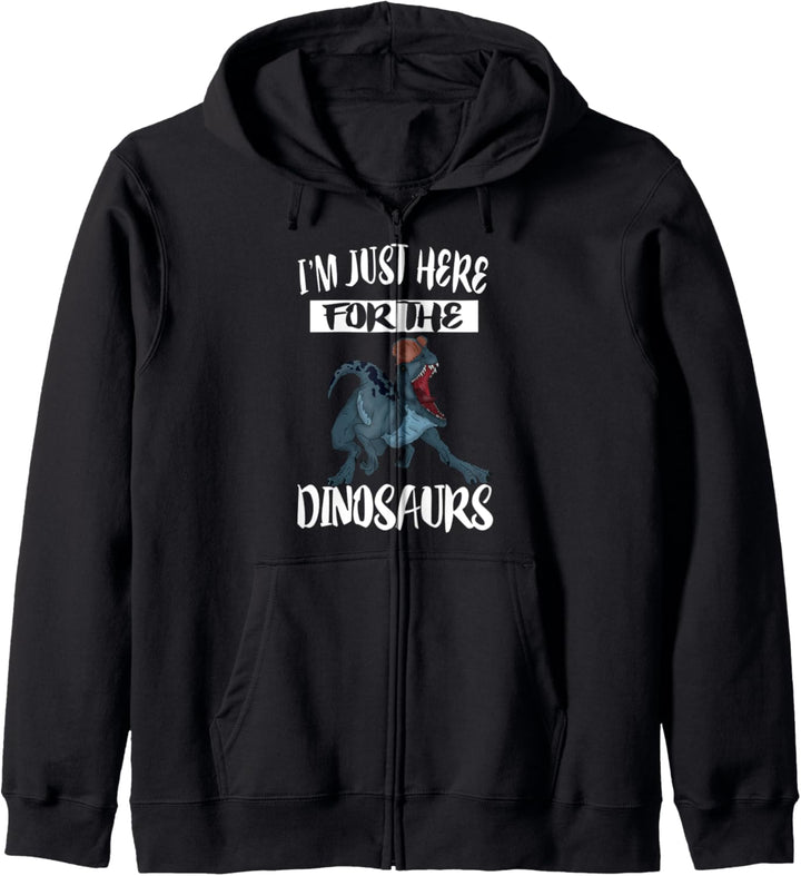 I'm Just Here For The Dinosaurs Dilophosaurus Kapuzenjacke