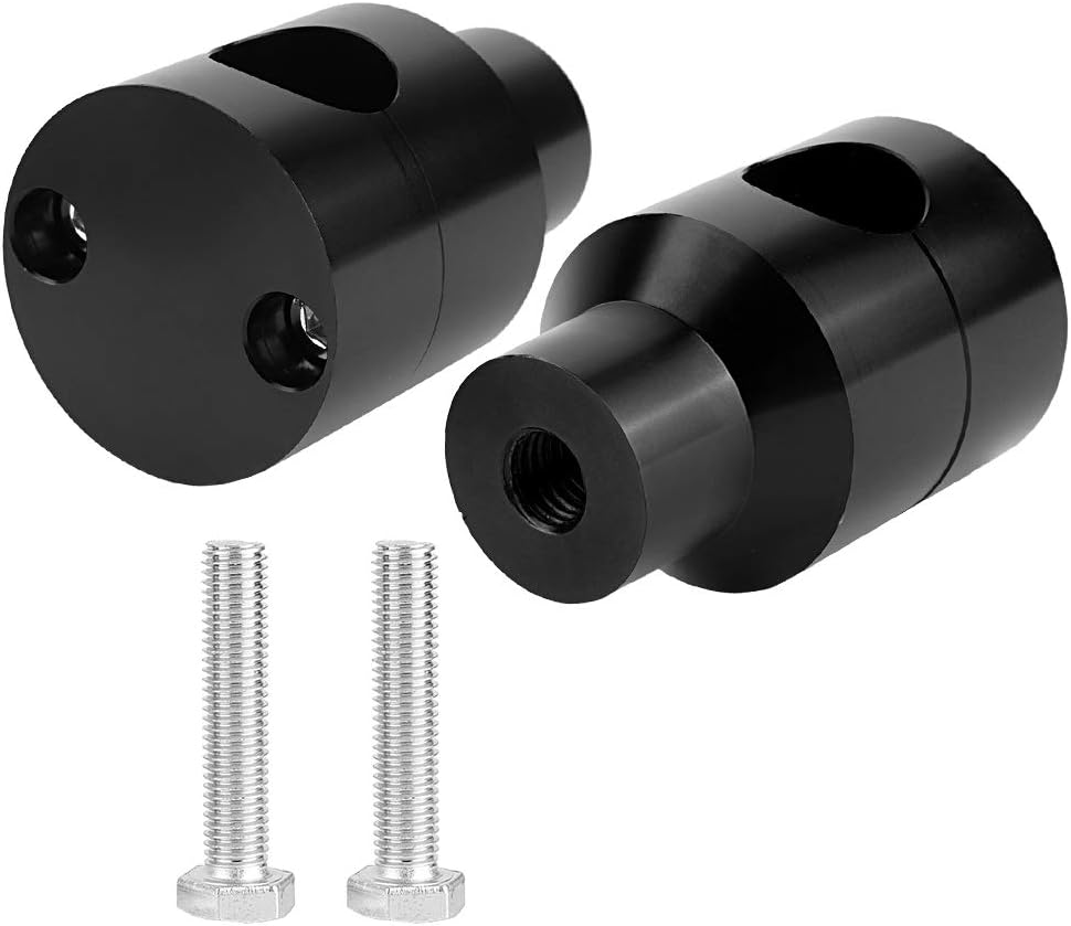 Suuonee Lift Lenker, Pair Lift Lenker Riser 22mm Aluminiumlegierung für Motorradmodifikation[Schwarz