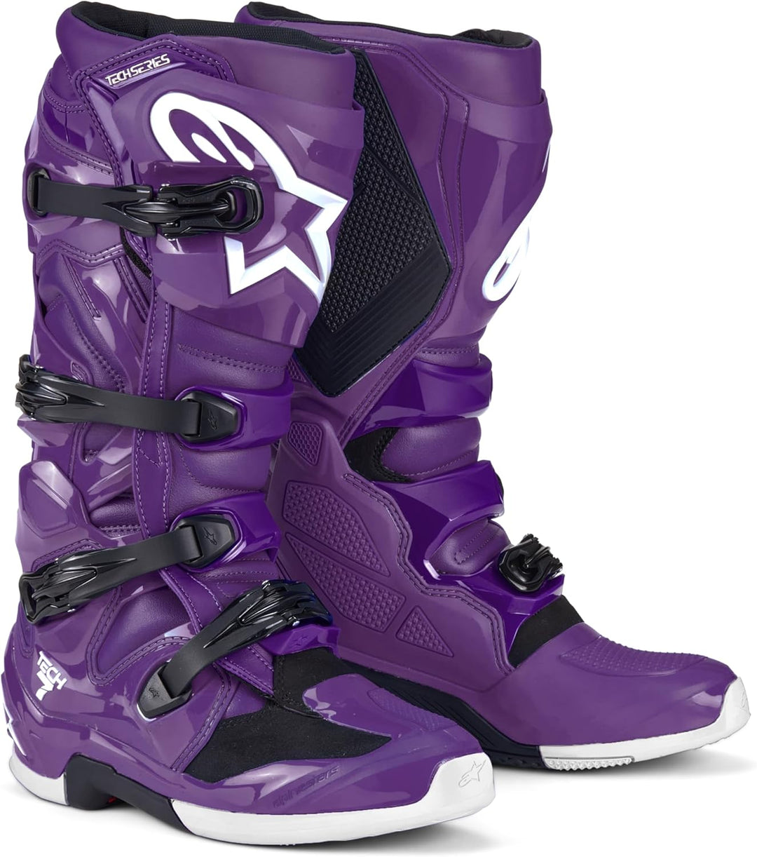 Alpinestars Herren 2025 Tech 7 StiefelBekleidung 44.5 EU Lila, 44.5 EU Lila