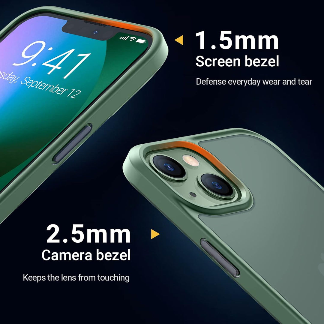 TORRAS für iPhone 13 Hülle Echter Zertifizierter Militärschutz Handyhülle iPhone 13 Case Stossfest K