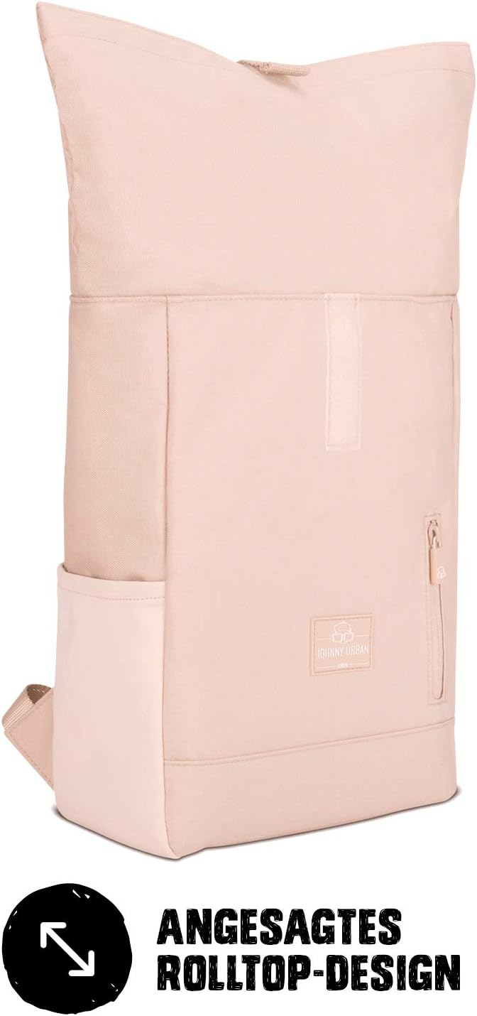 Johnny Urban Rucksack Kinder Mädchen Rosa - Junior Aaron - Kinderrucksack mit Brustgurt - Aus recyce