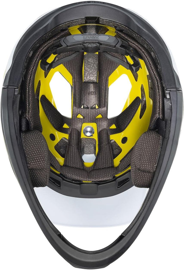 Uvex Revolt MIPS DH Fahrrad Helm matt weiss/schwarz 2023 57-61 cm, 57-61 cm