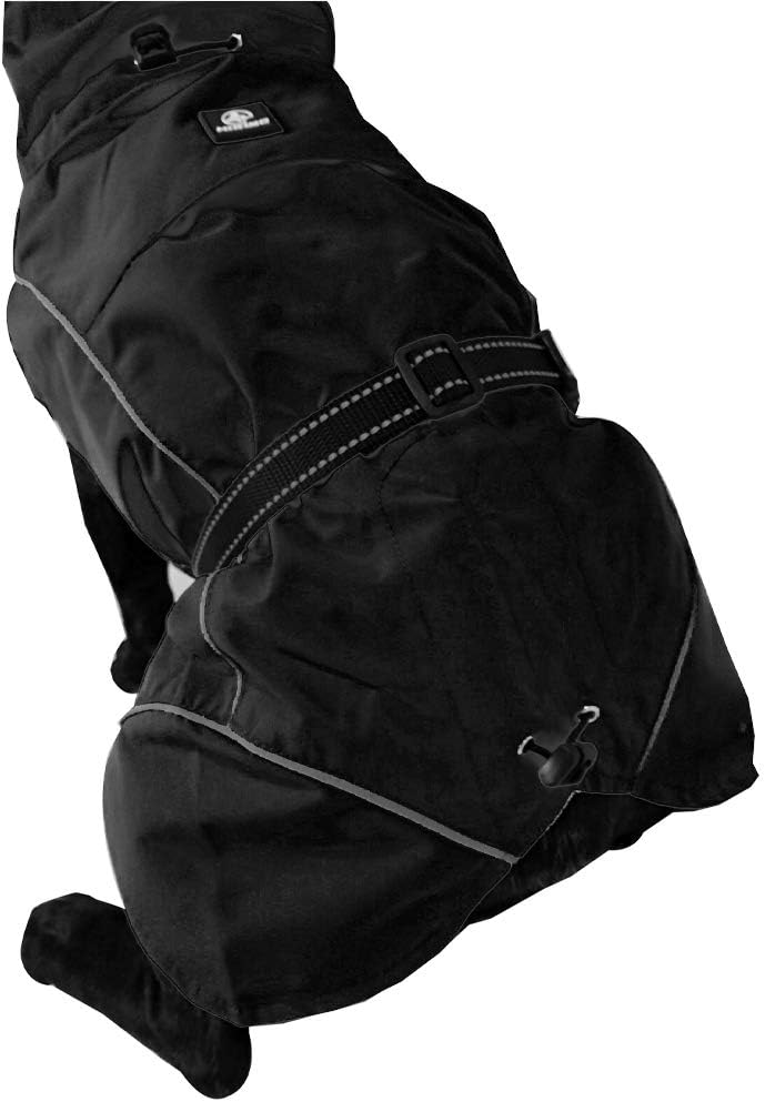 Croci Hiking Hundemantel, wasserdicht, Makalu, temperaturregulierendes Futter, Schwarz, 70 cm Schwar