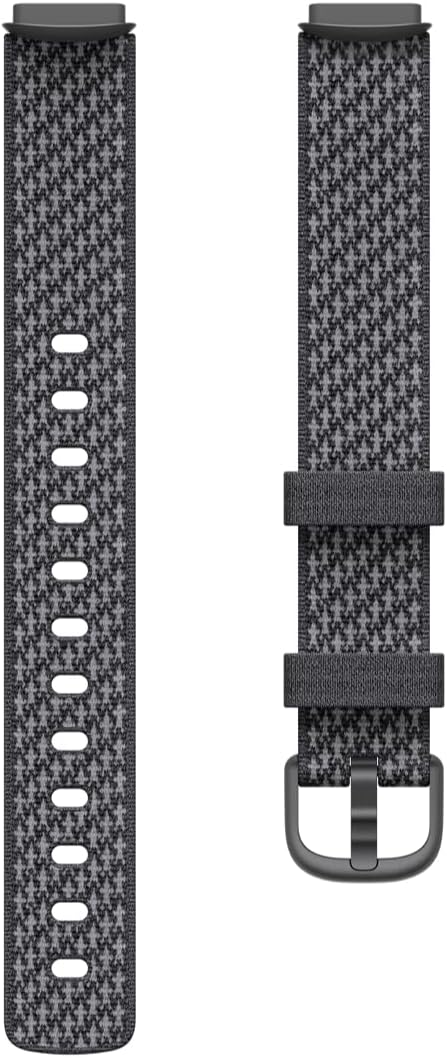 Fitbit Unisex-Adult Luxe,Woven Band,Slate,Large Activity Tracker Accessory