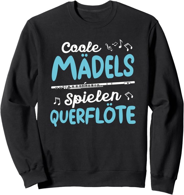 Querflöte, Querflötenspieler Orchester Design I Virtuosen Sweatshirt
