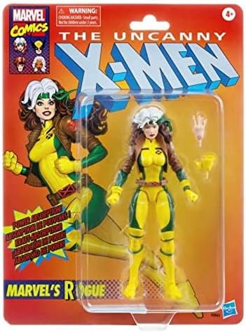 Marvel Legends Retro Vintage Collection 6" Figure Spider-Man & X-Men (Rogue)