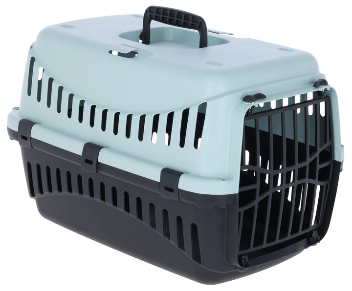 Kerbl Pet Transportbox Expedion, blau/schwarz, 45x30x30 cm, Hundebox, Katzenbox, Hundetransport, Kun