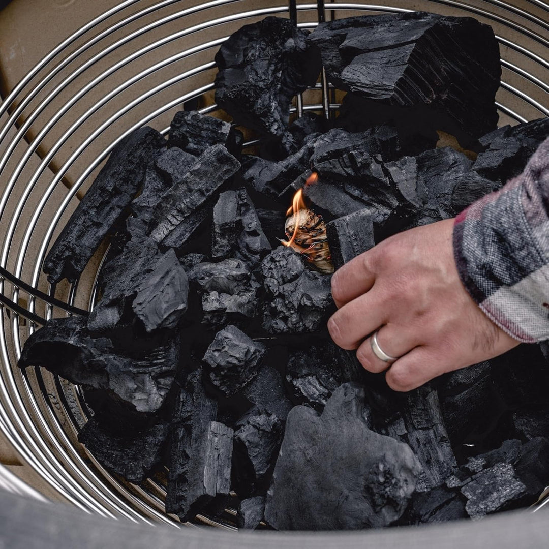 Kamado Joe® - Edelstahl-Kohlekorb Big Joe, Silber