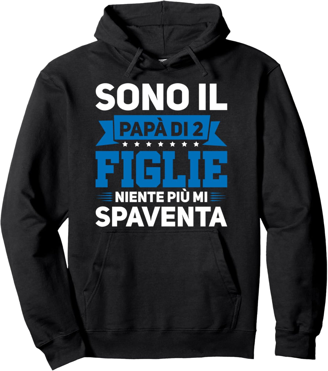 Sono Il Papà di 2 Figleine Nife Vater Pullover Hoodie