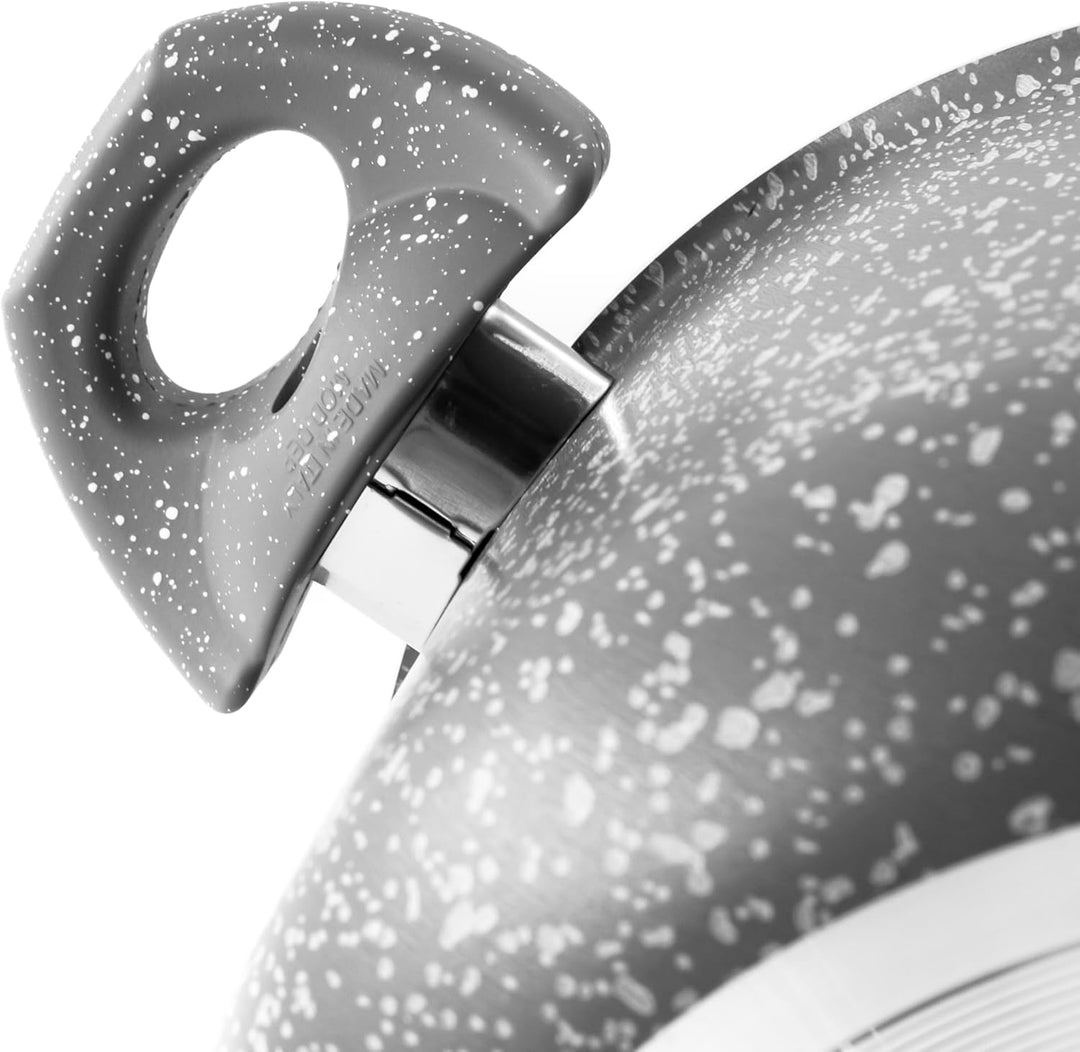 Zanetti, Antihaft-Topf mit Griffen aus seltenem Stein, 22 cm